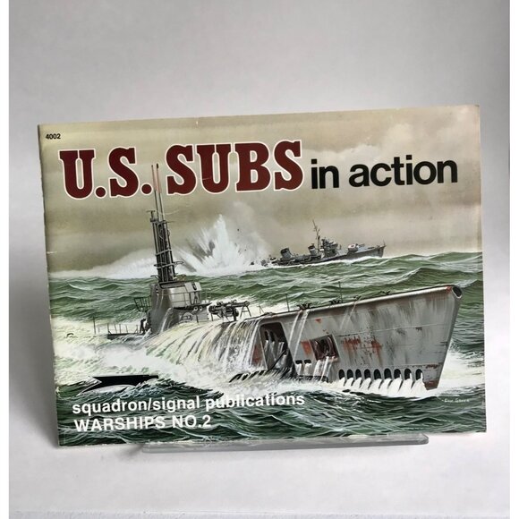 U.S. Subs In Action Vintage Book 1983 Warships No. 2 - Picture 1 of 5